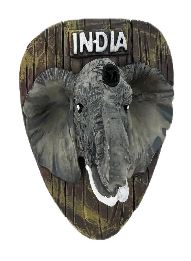 Buko Decorative Magnets Quirky Fridge Magnet Unique Collection with Playful Designs | Add a Splash of Style to Your Kitchen (Elephant Trunk Grey) - Image 1